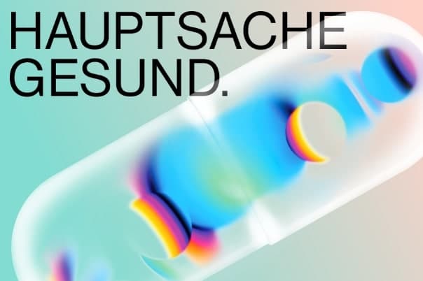 Graphic of the 'Health First' exhibition at Stapferhaus