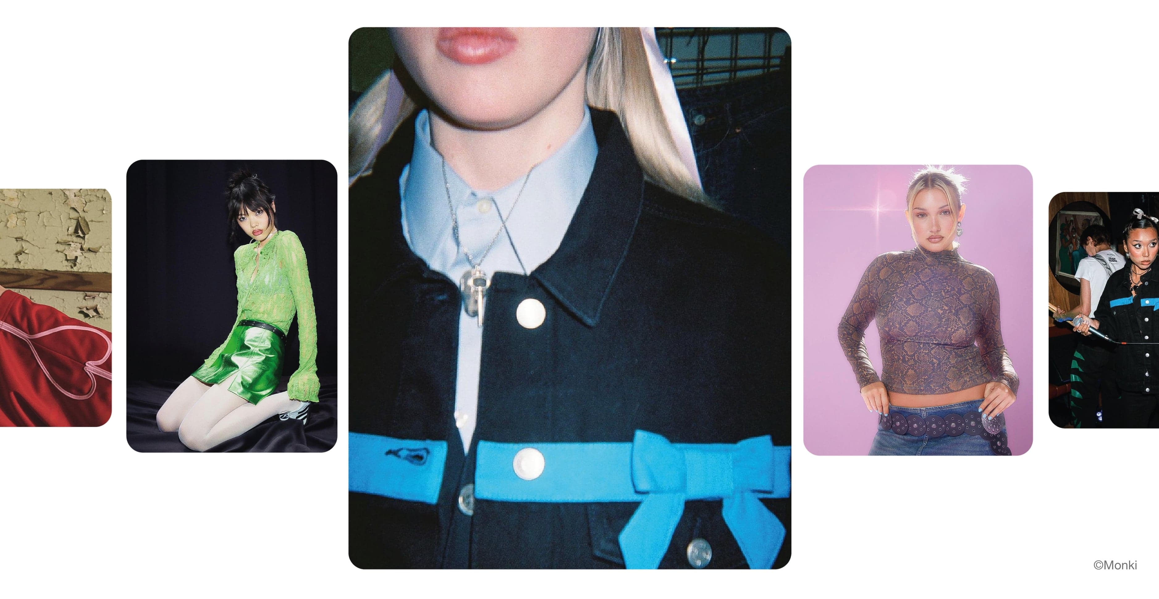 Monki's refreshed Instagram feed post-2023 rebrand