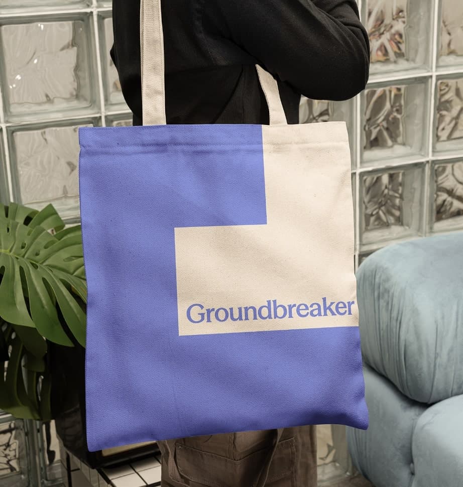 Groundbreaker Talents tote bag design